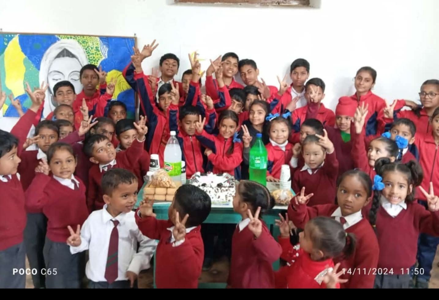 Celebration in class
