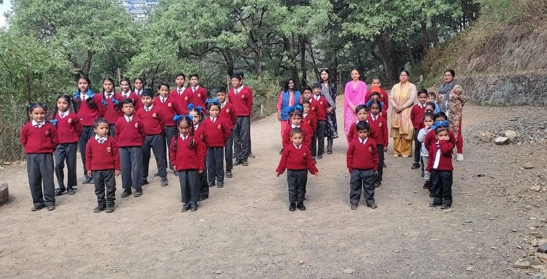 Students outdoors